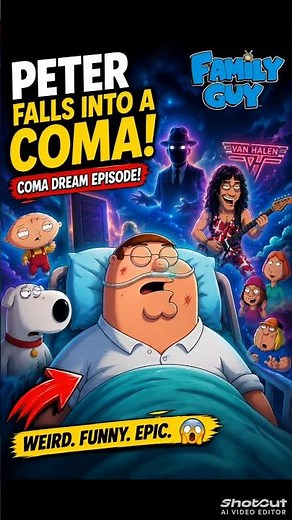 Peter Falls Into a Coma! | Family Guy's Craziest Dream Episode 🤯 #Shorts