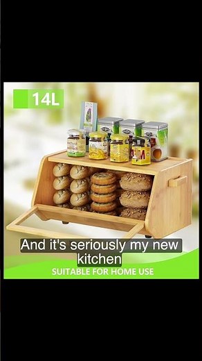 Keep Your Bread Fresh in Style! | AMBIRD Bamboo Bread Box Review 🍞