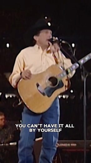 Coming to you #StraitFromTheStage with this throwback of "Living and Living Well"! #GeorgeStrait