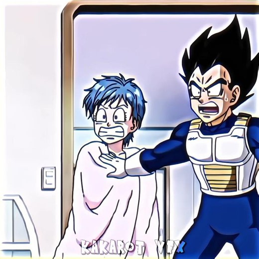 Goku on bulma's house 🏠😂 #goku #vegeta #dbs #anime #edit #shorts
