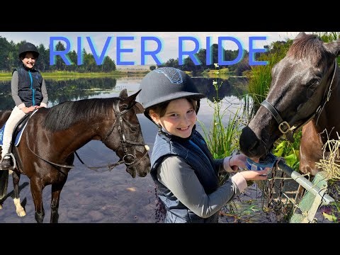 HORSE RIDING BY THE RIVER | MY FIRST TIME CANTERING