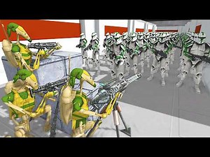 Deadliest Clone Army SHIP BOARDING Invasion of the CLONE WARS! - Men of War: Star Wars Mod