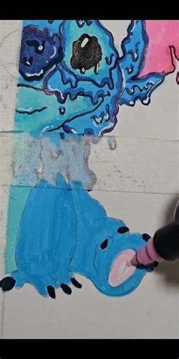 Coloring STITCH in Normal Style 🎨 | 4 Art Styles Challenge | Part 2 of 4 | Pencil Pixie