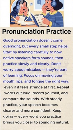 Pronunciation Practice | English Reading Practice for Beginners #readingeanglish #englishpractice