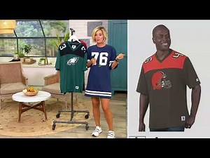 NFL Men's Short Sleeve Jersey Tee on QVC