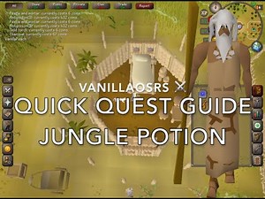 Jungle Potion Quick OSRS Quest Guide
