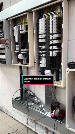 Walkthrough on our mains install 👌🏽 • • • #electrician #electrical #electricianlife #construction #sparky #electricians #electriciansofinstagram #tools #plumber #sparkylife #electricity #contractor #electricalengineering #electric #plumbing #electricalcontractor #electricalwork #hvac #engineering #lighting #carpenter #tradesman #electronics #power #electricianproblems #electricianslife #renovation #electricalengineer #electricalhacks #toolsofthetrade