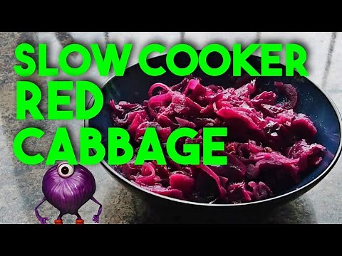 Traditional Braised Red Cabbage: Slow Cooker Recipe