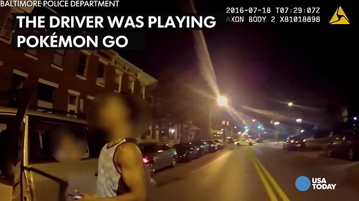 396K views · 1.7K reactions | A driver playing Pokemon-Go slams into...