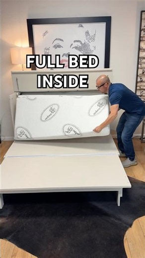 This Cabinet Hides a Full Bed Inside | Original Cabinet Bed