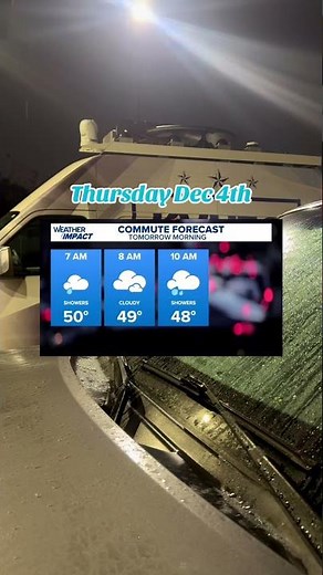 Here's what your Thursday morning commute might look like