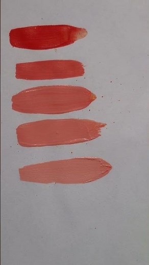 how to make peach colour | peach Color Palette | color mixing | #shortsfeed #colormixingmagic #art