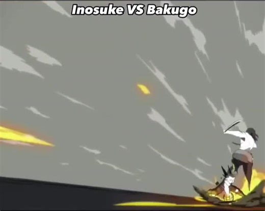 inosuke vs bakugo fight 🔥🔥🔥🔥🔥🔥🔥#bakugou #myheroesacademia #inouski#demonslayer #fypシ゚