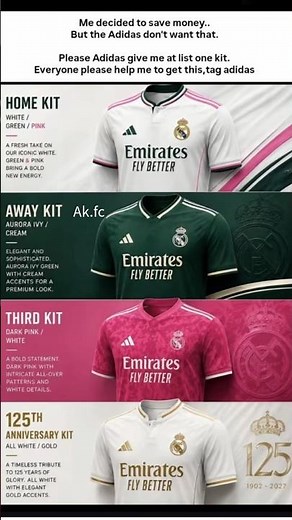 Real Madrid's New Kits Are Here — 4 Jerseys, 1 Legacy
