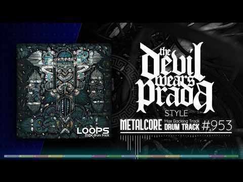 Metalcore Drum Track / The Devil Wears Prada Style / 150 bpm