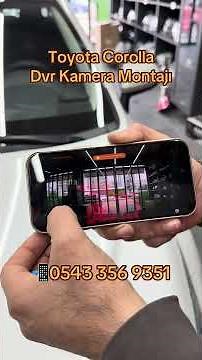 Our Toyota Corolla Necvox DVR Camera Installation @ecufastgaziantep