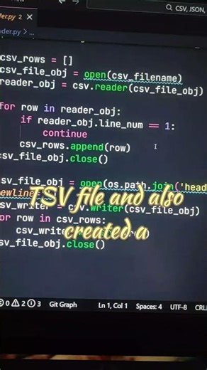 Day 61 | Remove CSV Headers Automatically (Python Automation)