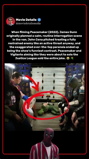 When filming Peacemaker (2022), John Cena pushed one scene into comedy gold