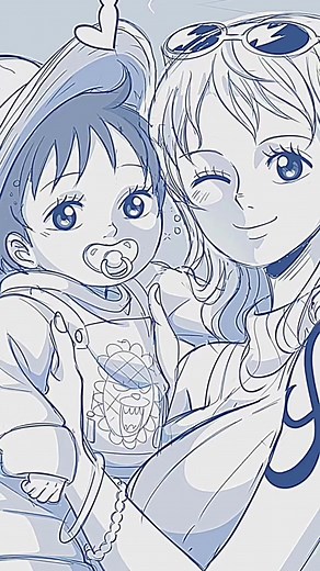 Baby launching✨🤏🏻🥰 #lunami #luffyonepiece #luffyxnami #namionepiece #namixluffy