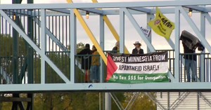 Witnesses report car drove through crowd of protesters