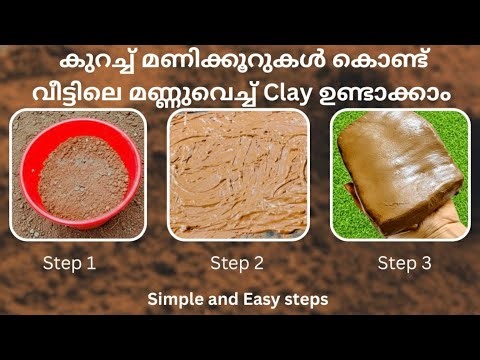 How to make Clay at home using Any Soil | Easy DIY Natural Clay Tutorial | It's My Bliss✨