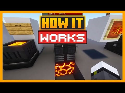 HOW THE THERMO GENERATOR WORKS IN MINECRAFT WITH POWAH