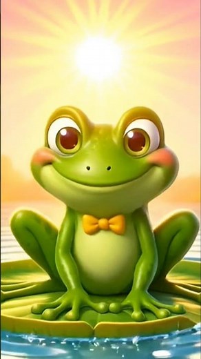 Jumping Frog Dance 🐸 | Fun Frog Song for Kids #shorts