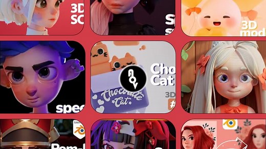 Blender/风格化迪士尼卡通人物建模系列教程