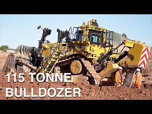 Caterpillar D11T in a Gravel Quarry