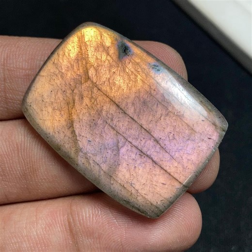 Natural Labradorite Cabochon - 60.00 Carats 38x26.9x5.6 MM - Cushion - Etsy