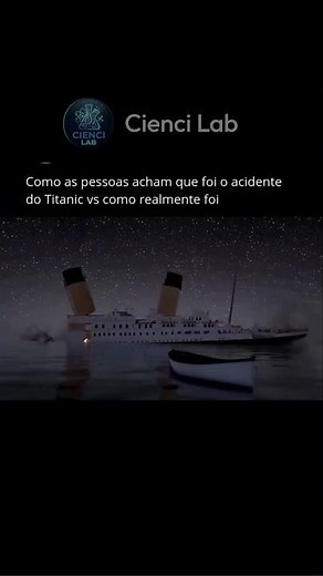 O Titanic afundou no ESCURO TOTAL... assim foi de verdade 😱 #curiosidades #shorts