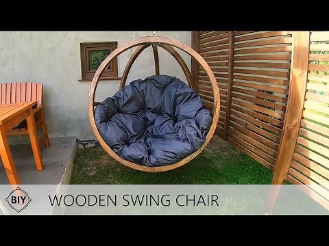 🔨DIY Wooden Outdoor Swing Chair / Wiszący fotel ogrodowy