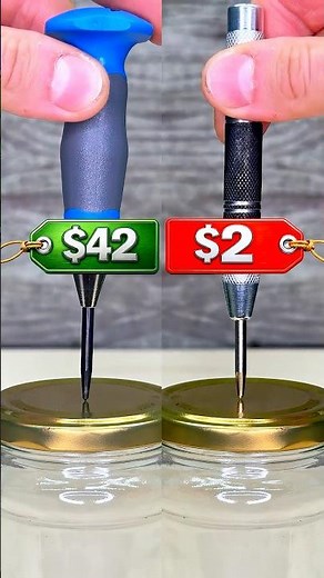 No Hammer Needed - Spring Loaded Center Punch $2 vs $42 Test