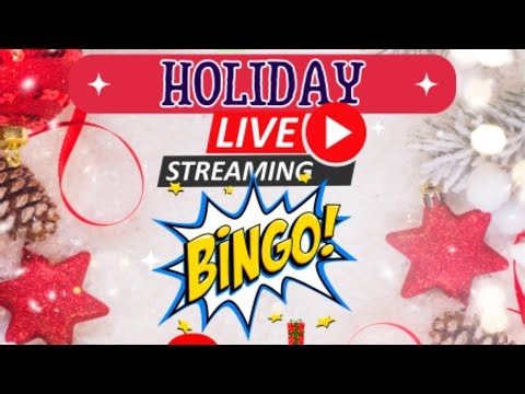Holiday Bingo - Live Streaming Bingo - Play for FREE!