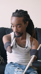 Tre was born with no arms and one leg - but this hasn't stopped him from becoming a drummer 🥁 #fbreels #borndifferent #drummer #musician #limbdifference #rarecondition #drums | Born Different