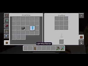 How to attach banners to a shield in Minecraft bedrock