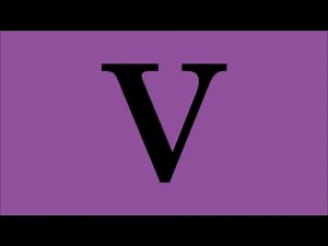 Letter V Song