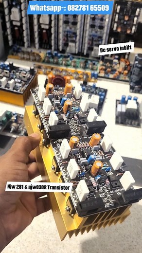 74K views · 1K reactions | #fblifestyle 600W Stereo Amplifier Board | DC Servo inbuilt Power Amplifier kit | High quality NJW2 81 and NJW 0302 transistors are installed ✔️ Whatsapp-: 082781 65509 Catalogue-:https://wa.me/p/23997815769853632/918278165509 #dcservo #600watt #stereoamplifier #amazonaffiliatelink #ad #Amplifierrepair #njwTransistor | Amplifier Part's | Facebook