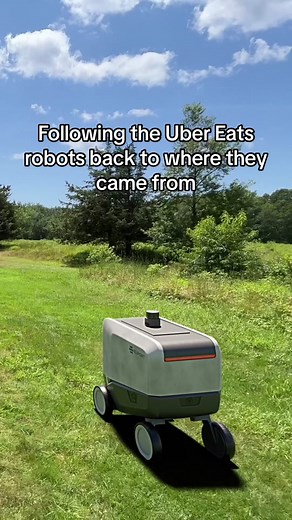 #mystery #fooddeliveryrobot #ubereats