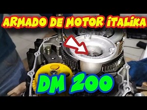 DM200 complete motor assembly (step by step)