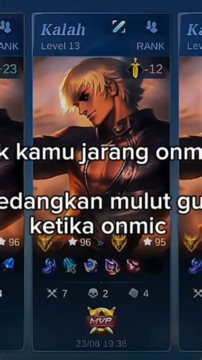 kelakuan cowok yang jarang onmic🤣🤣 #mlbbcreatorcamp #mlb