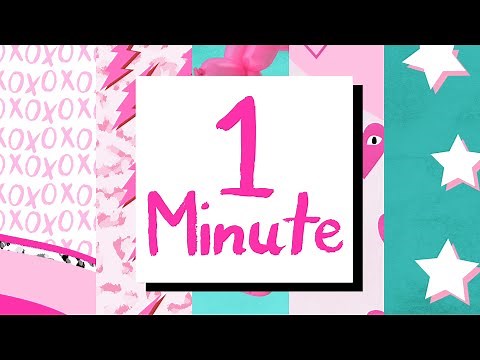 1 Minute of Preppy Fun! Countdown timer Video