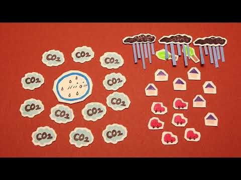 地球温暖化対策 Zero Carbon Yokohama 消しゴムはんこアニメーション（その１ 地球編）