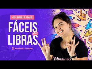 THE EASIEST SIGNS IN LIBRAS | SIGN LANGUAGE