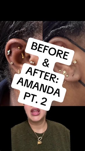 Amanda's Stunning Piercing Transformation Part 2
