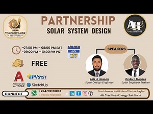 Solar System Design Masterclass | AutoCAD, SketchUp & PVsyst | Free Webinar