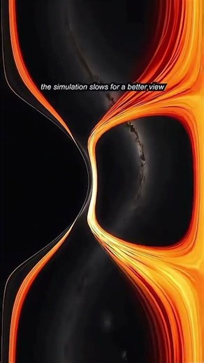 New NASA Simulation: Flying Around a Black Hole #blackhole #universe