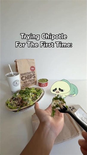 First time trying ‪@chipotle‬ 😂 #shorts #summerofgoals