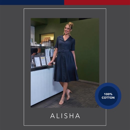 This timeless classic is on sale now with fresh tailoring and new season colours. Crafted from 100% natural cotton, she breathes with you and looks crisp and stylish. Limited numbers https://www.leonaedmiston.com/collections/just-landed | Leona Edmiston