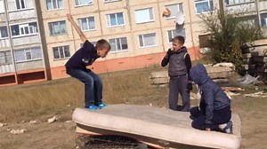 Failed Backflip Trick in Action